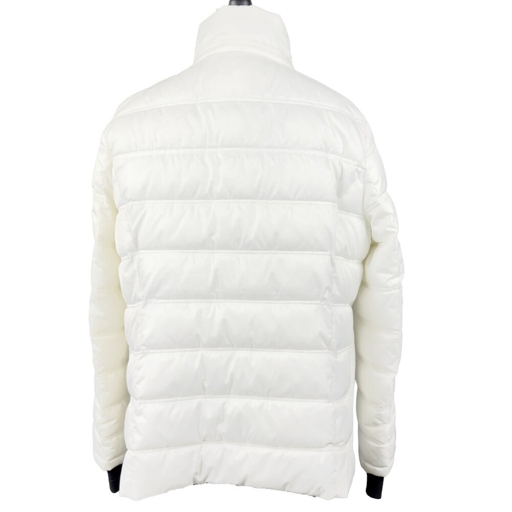 NAUTICA Quilted Puffer Jacket Full Zip Stand Collar White Womens XXL Stretch PNL - Picture 2 of 9